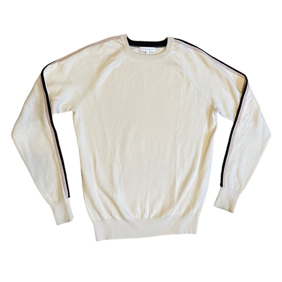 Olivia Von Halle‎ Missy Moscow Cashmere Silk Blend Sweatshirt Size 2 - Picture 1 of 7